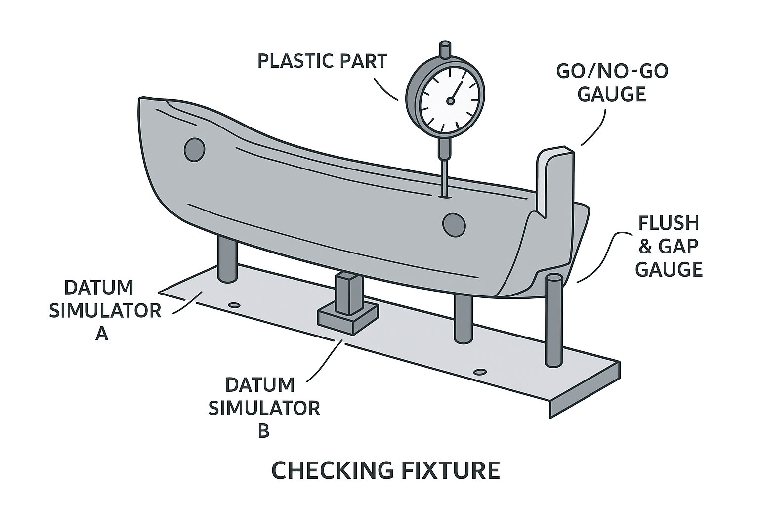 The Engineering Backbone of Automotive Plastic Injection Moulding: Checking Fixtures